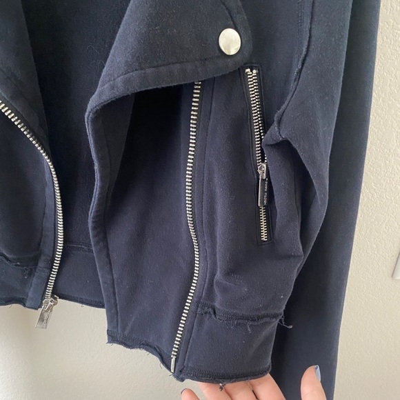 BEBE SPORT - black casual zip up jacket size m - Picture 2 of 6